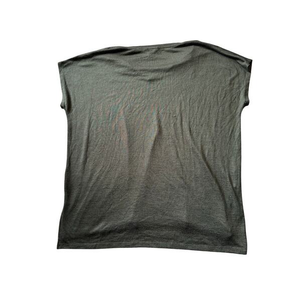 ORVIS knit T-shirt. Olive Green; lightweight & flowy, size XXL - Picture 2 of 8